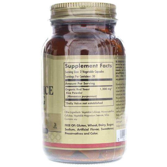Red Yeast Rice 600 Mg, SLG